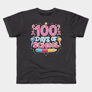 100 days of school smarter kids Kids T-Shirt